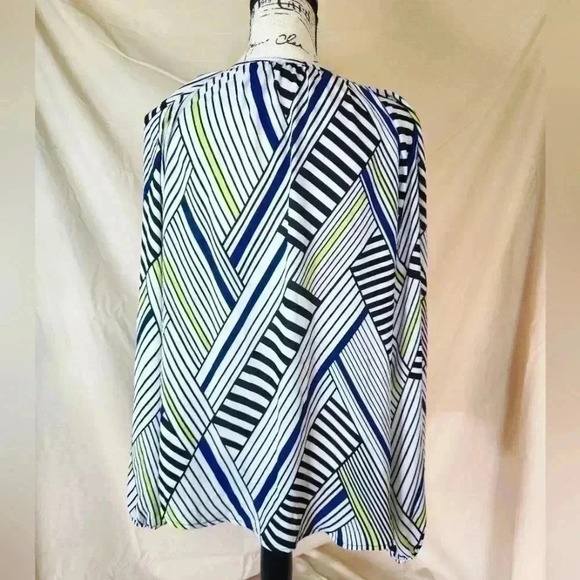 Zac & Rachel Striped Blouse - Women's Medium - Picture 3 of 8